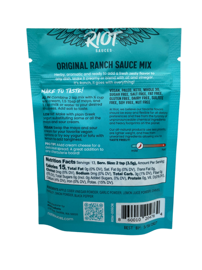 Riot Original Ranch Sauce